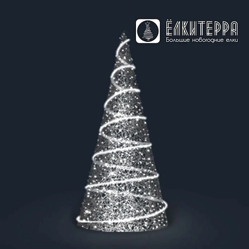 Световая Неоновая ель для украшения улиц и помещений